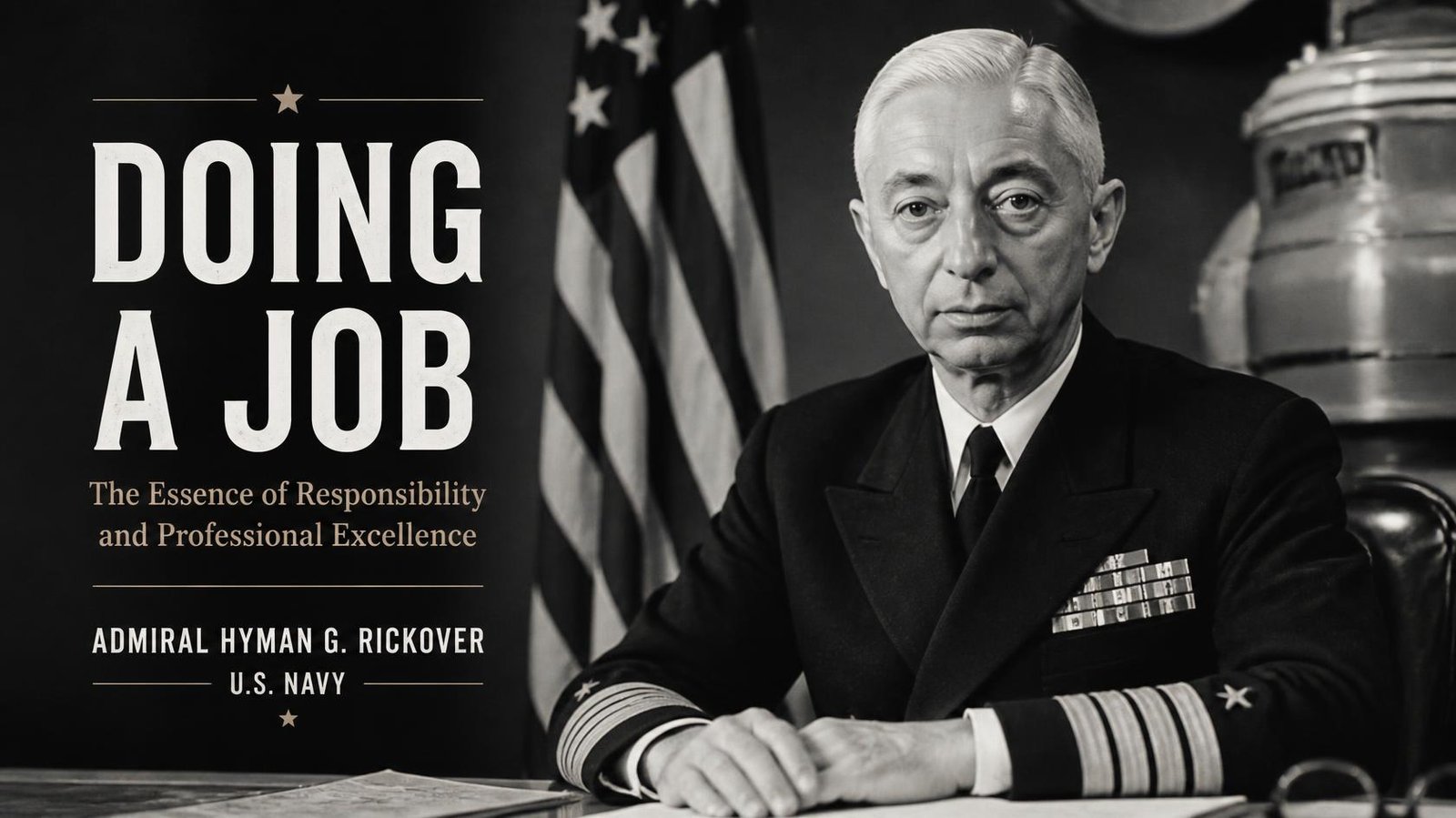 Doing a Job (Responsibility and High Standards) — Hyman Rickover