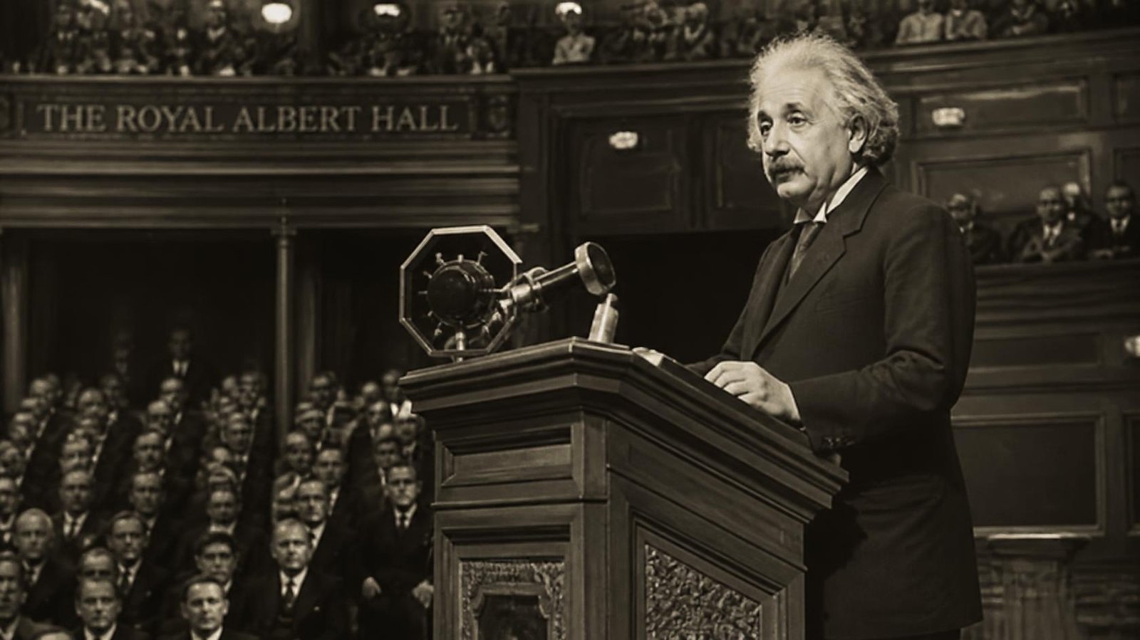 Address at the Royal Albert Hall delivered by Albert Einstein