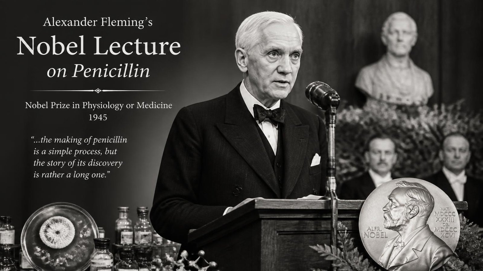 Penicillin (Nobel Lecture) — Alexander Fleming
