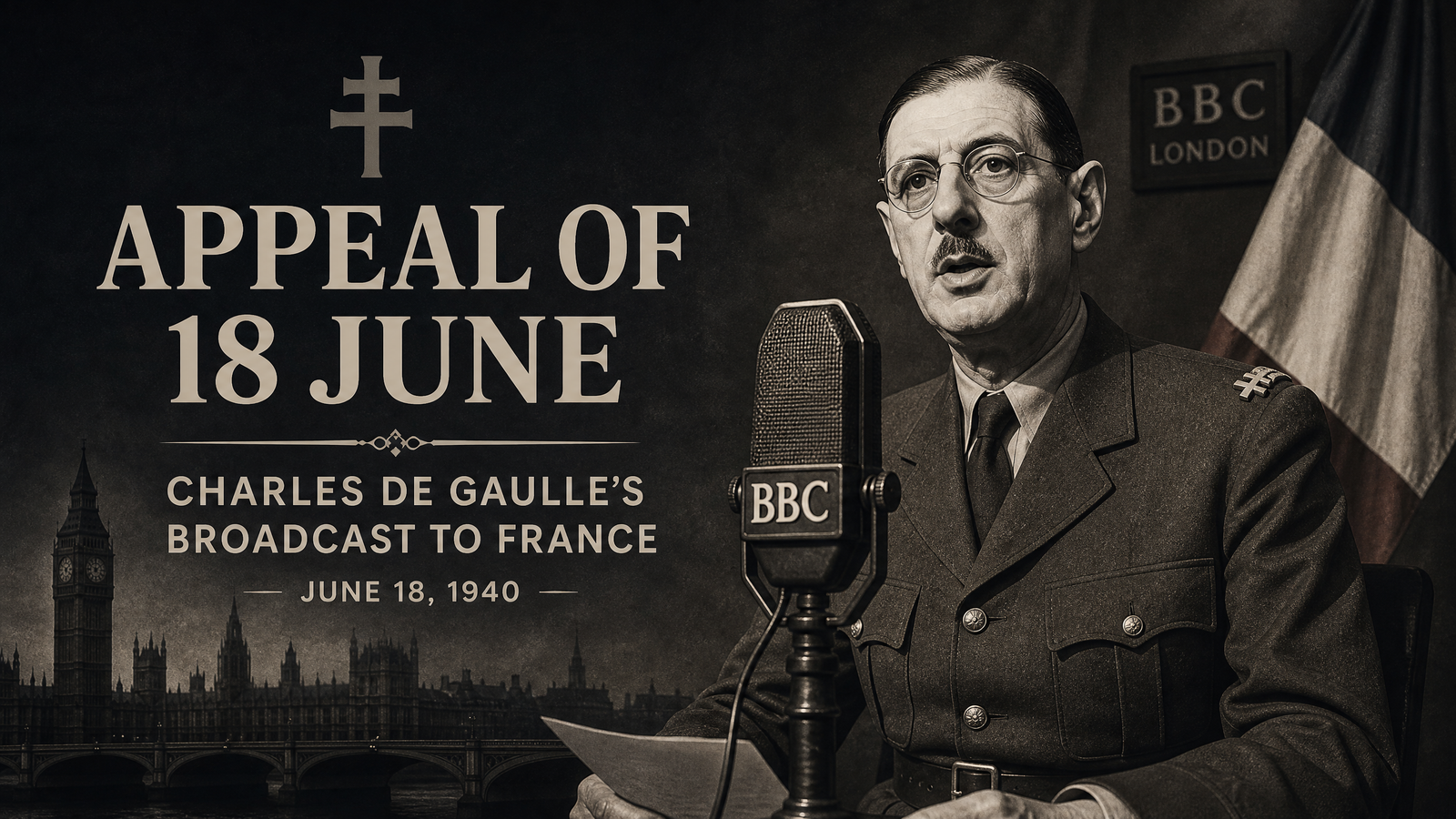 Appeal of 18 June delivered by Charles de Gaulle