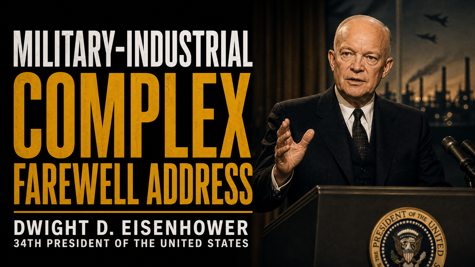 Military-Industrial Complex Farewell Address delivered by Dwight D. Eisenhower