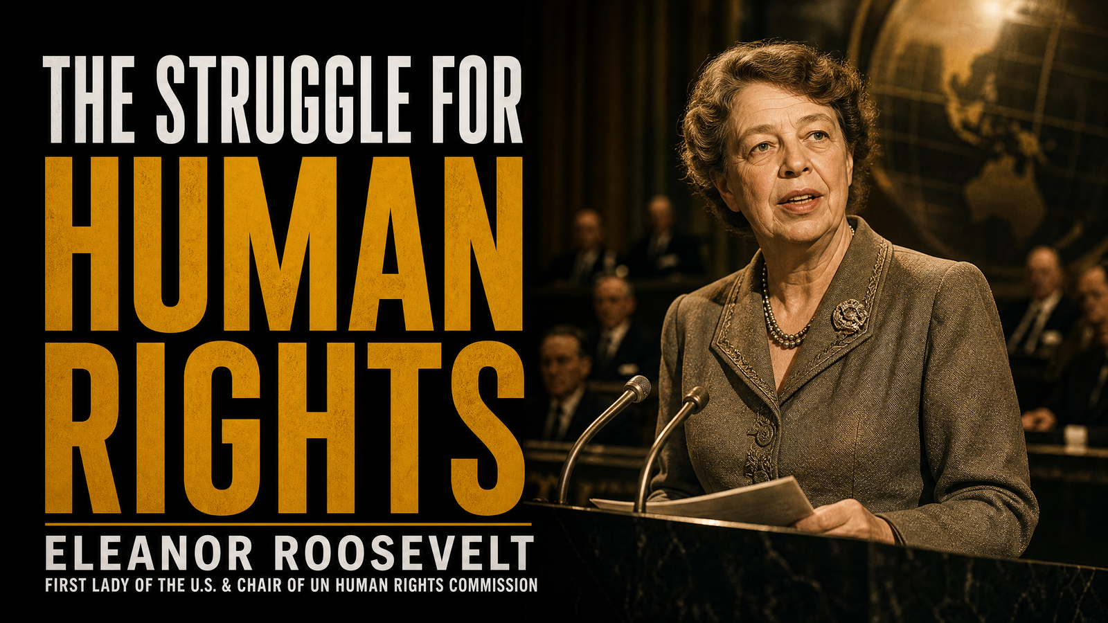 The Struggle for Human Rights delivered by Eleanor Roosevelt