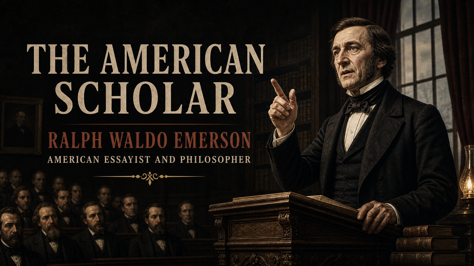 The American Scholar delivered by Ralph Waldo Emerson
