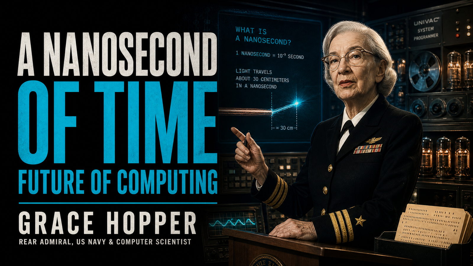 A Nanosecond of Time (Future of Computing) delivered by Grace Hopper