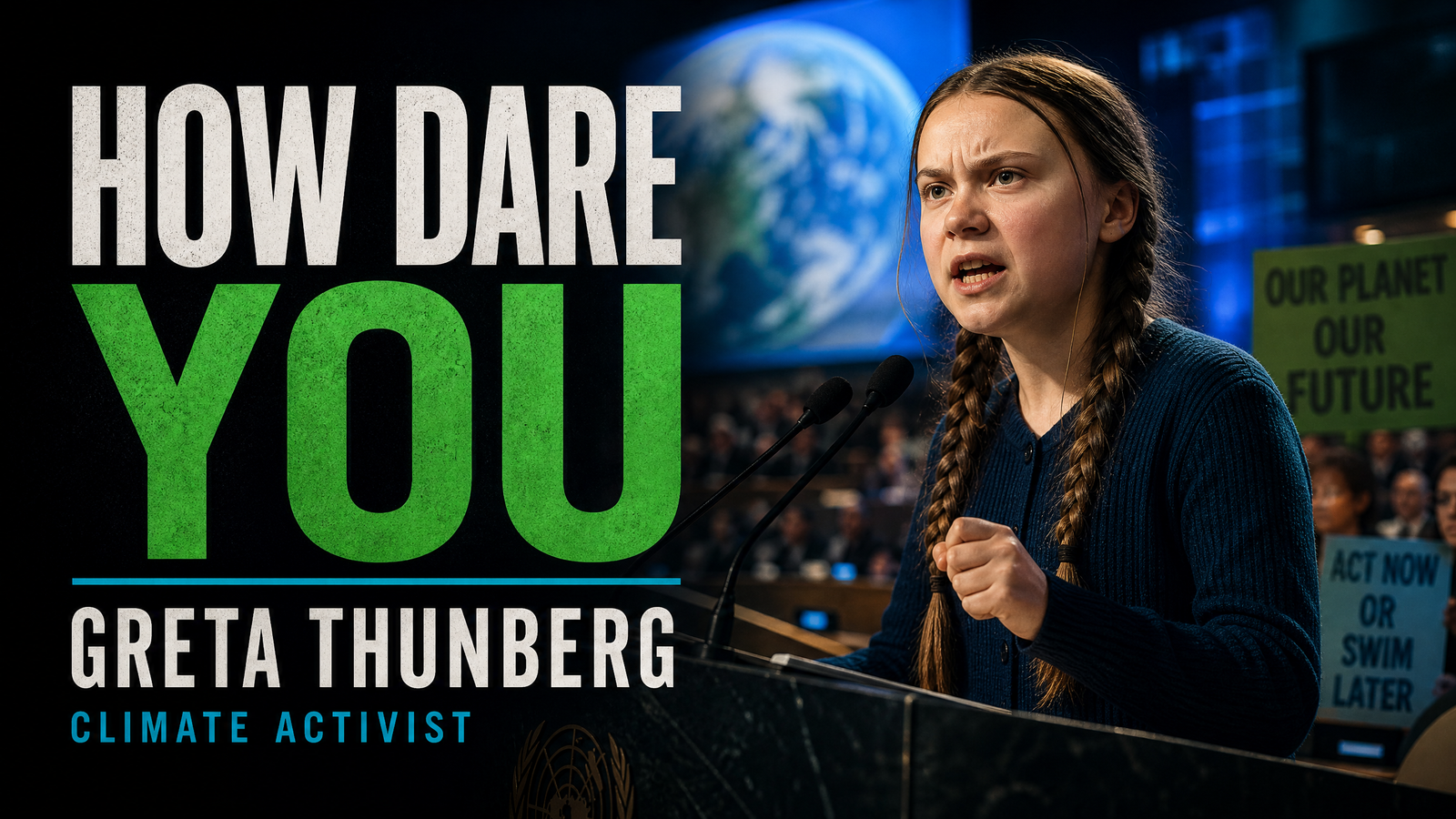 How Dare You Speech — Greta Thunberg