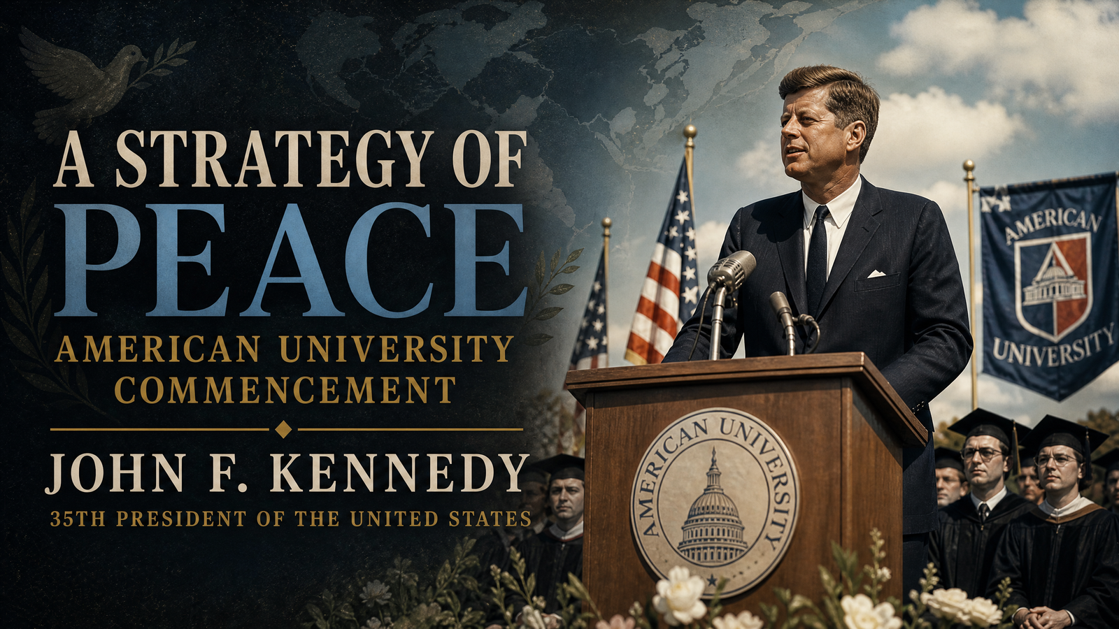 A Strategy of Peace (American University Commencement) delivered by John F. Kennedy