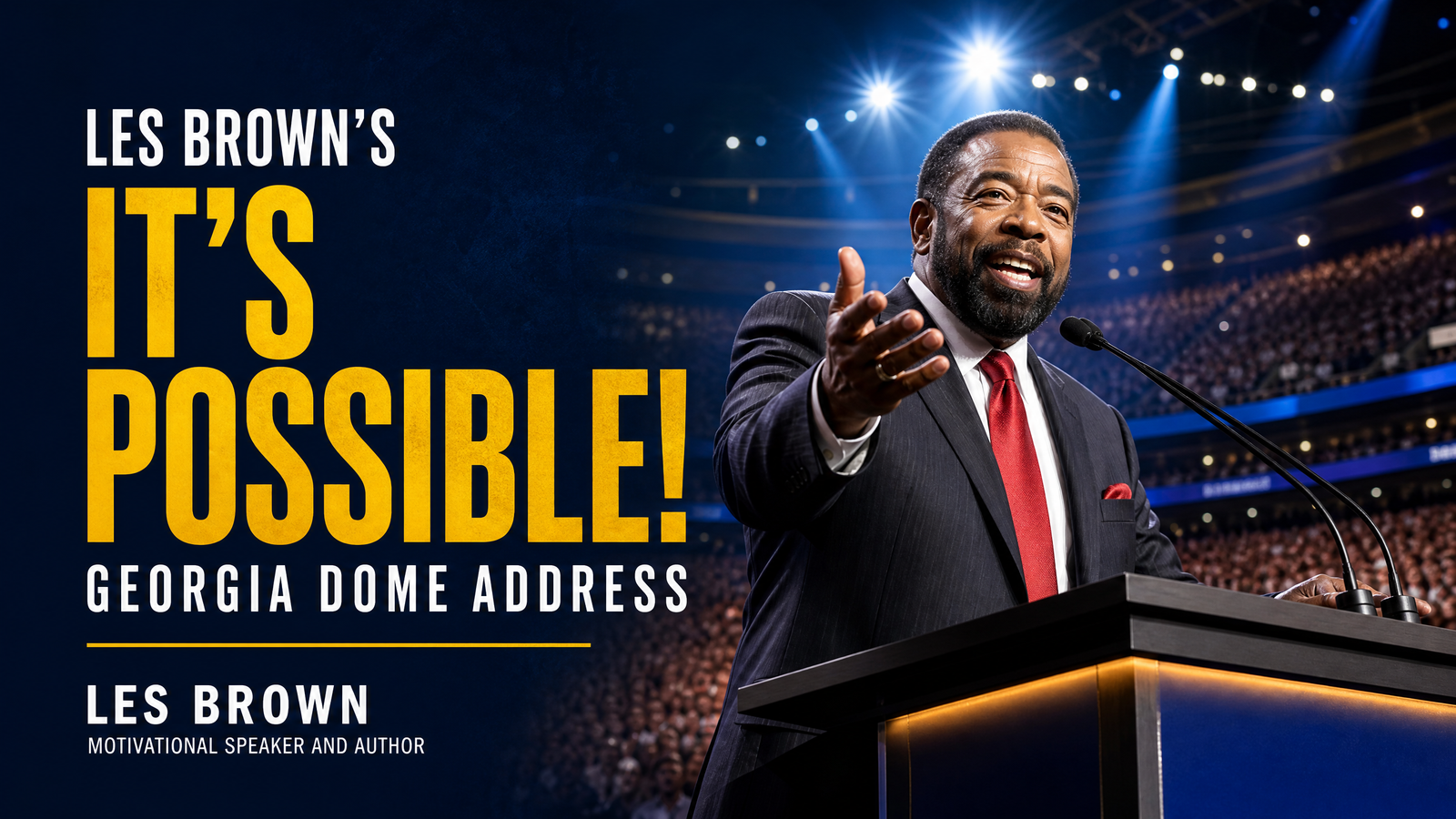 It's Possible! (Georgia Dome Address) delivered by Les Brown