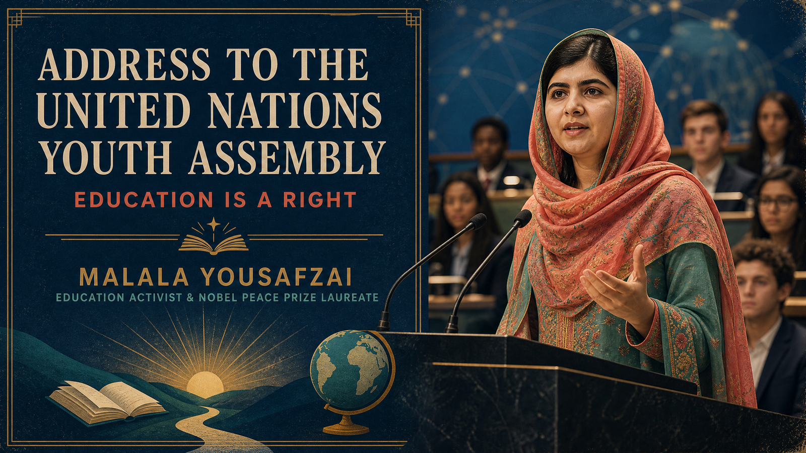 Address to the United Nations Youth Assembly — Malala Yousafzai