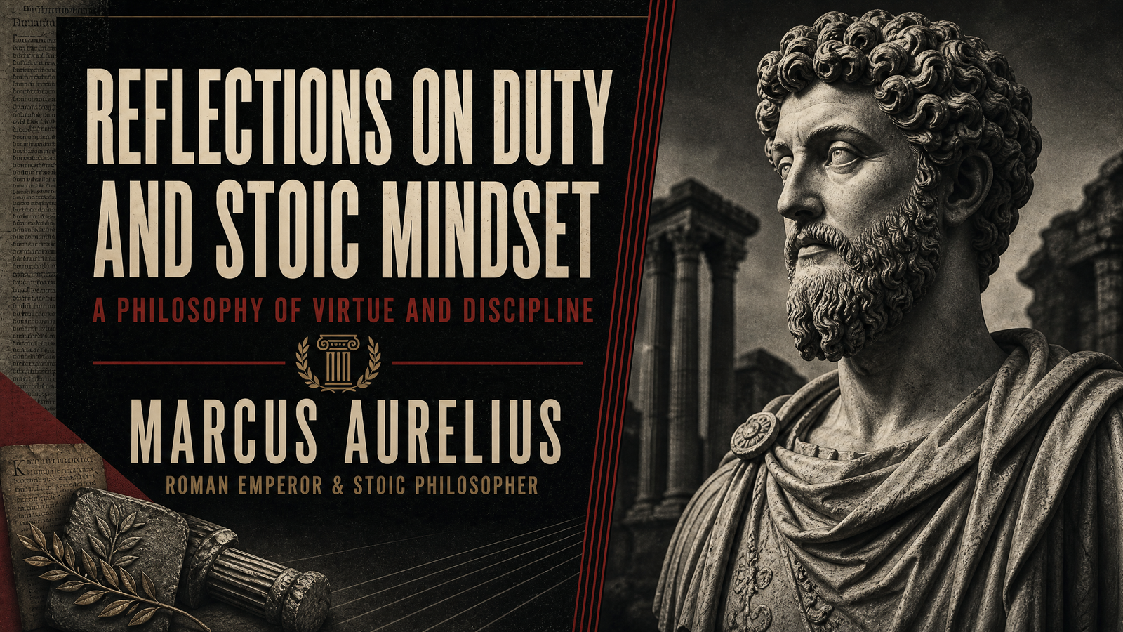 Reflections on Duty and Stoic Mindset delivered by Marcus Aurelius