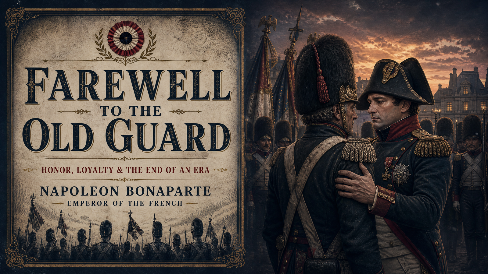 Farewell to the Old Guard delivered by Napoleon Bonaparte