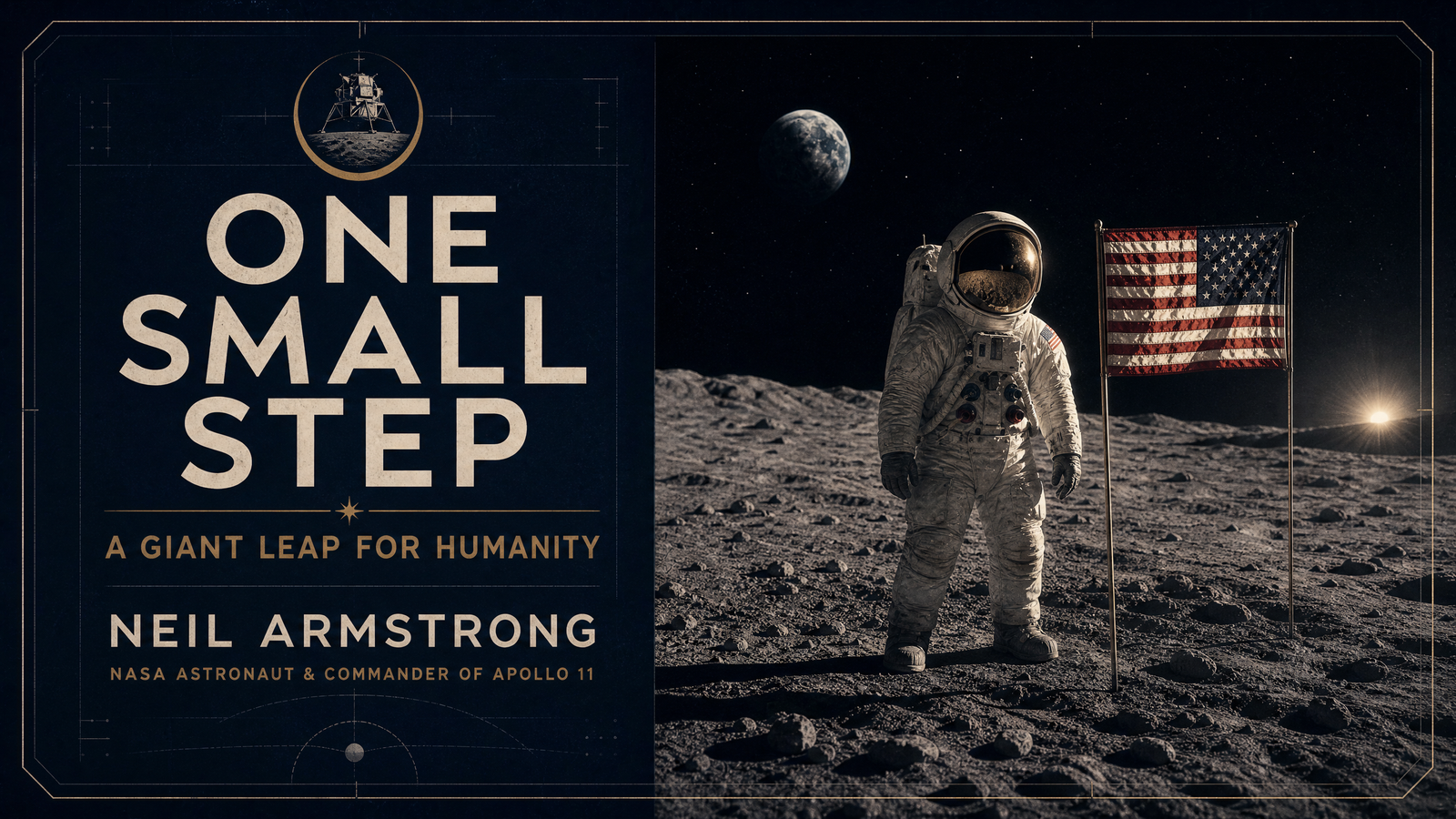 One Small Step Speech delivered by Neil Armstrong