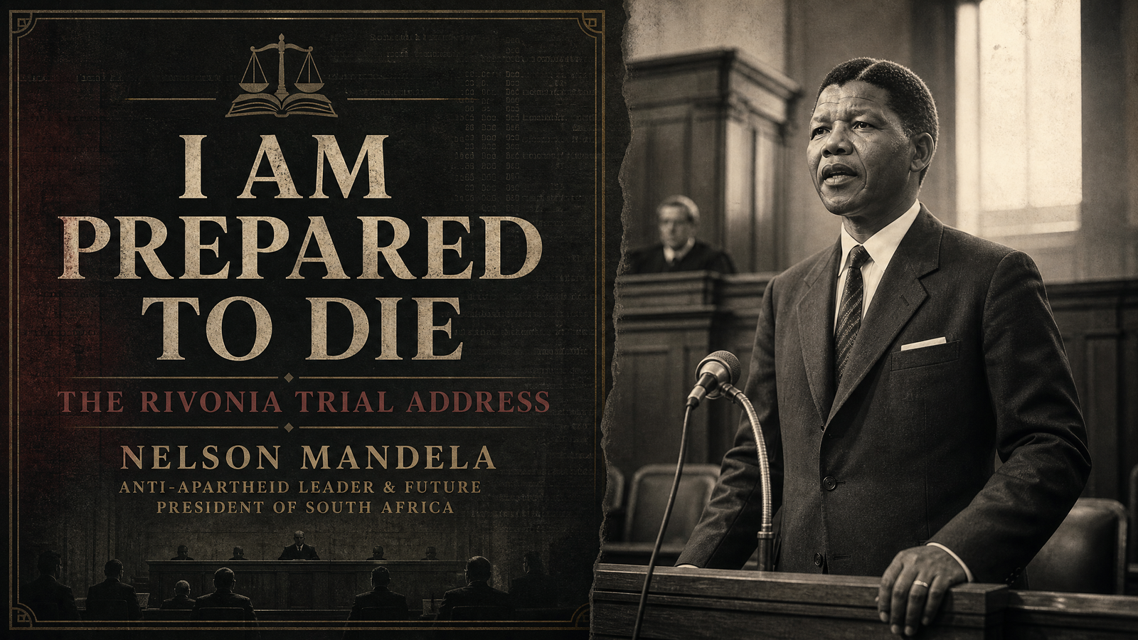 I Am Prepared to Die (Rivonia Trial) delivered by Nelson Mandela