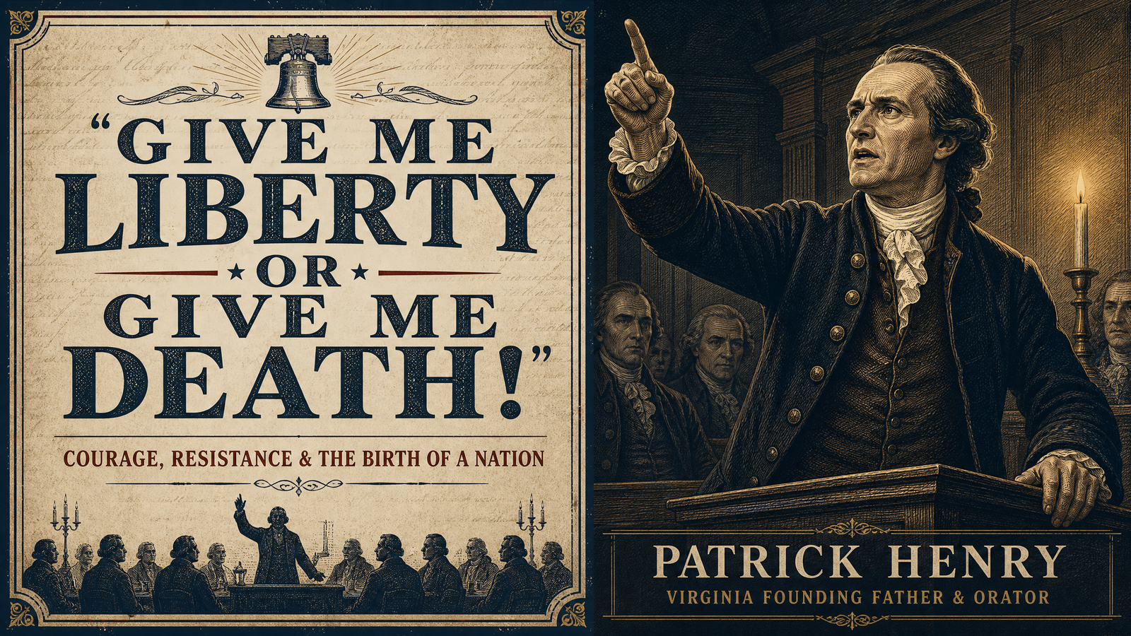 Give Me Liberty or Give Me Death! delivered by Patrick Henry
