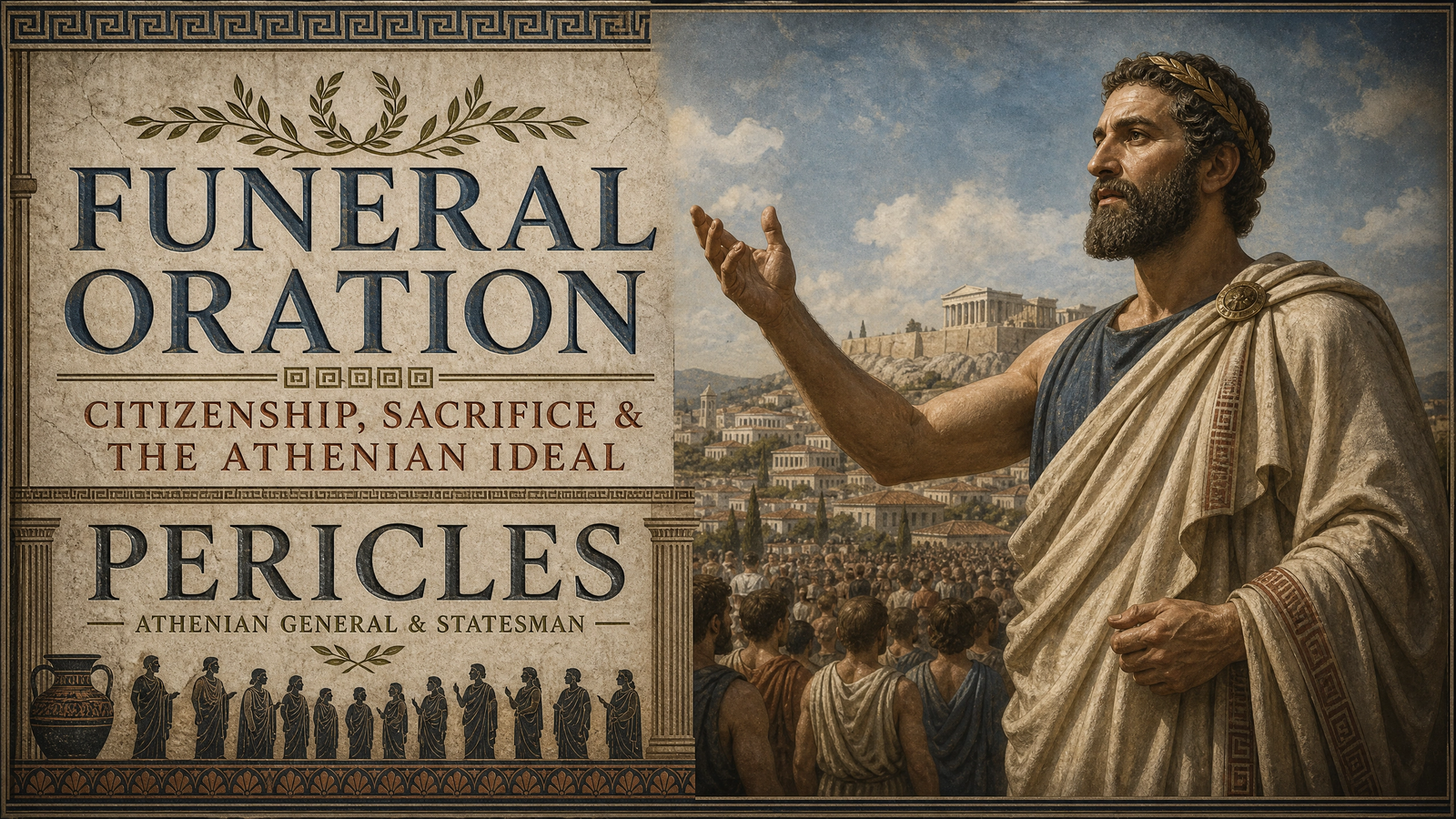 Funeral Oration of Pericles delivered by Pericles