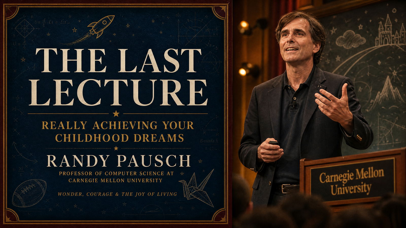The Last Lecture: Really Achieving Your Childhood Dreams delivered by Randy Pausch