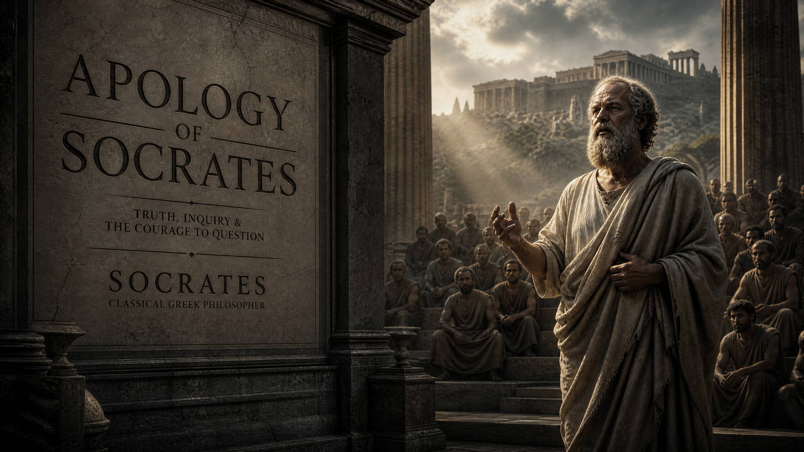 Apology of Socrates delivered by Socrates