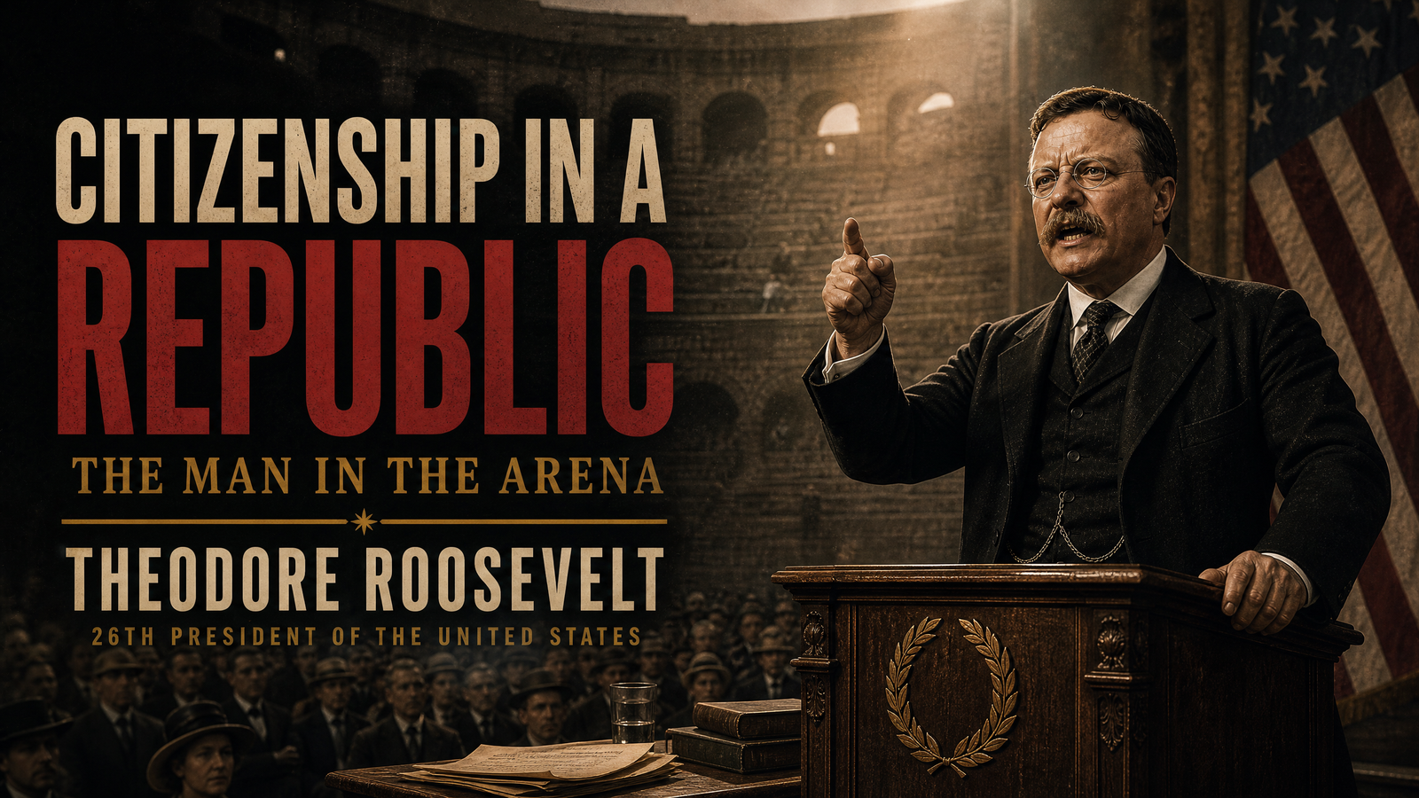 Citizenship in a Republic (The Man in the Arena) delivered by Theodore Roosevelt