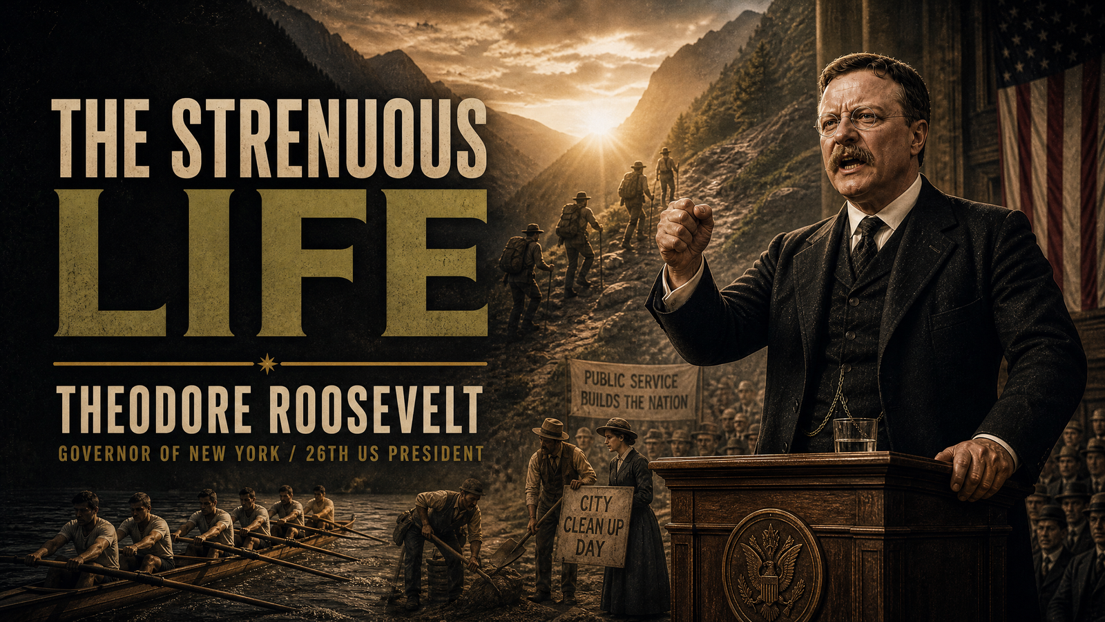 The Strenuous Life delivered by Theodore Roosevelt
