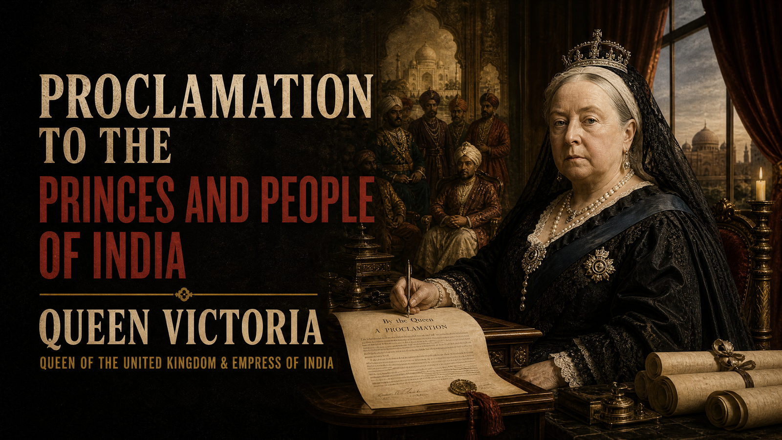 Proclamation to the Princes and People of India delivered by Queen Victoria