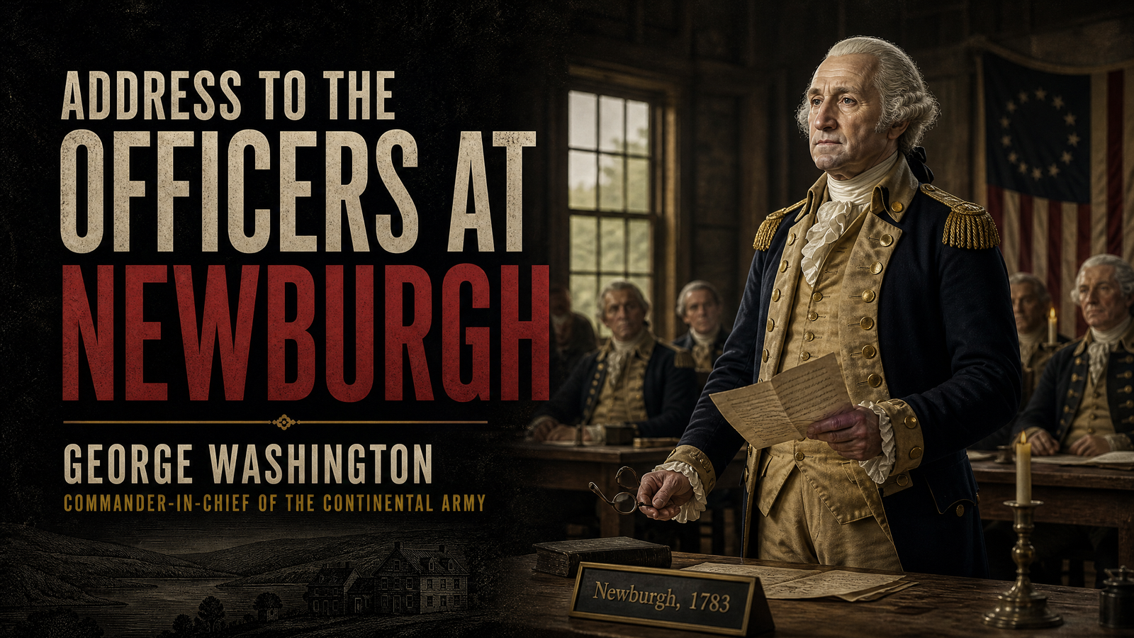 Address to the Officers at Newburgh delivered by George Washington