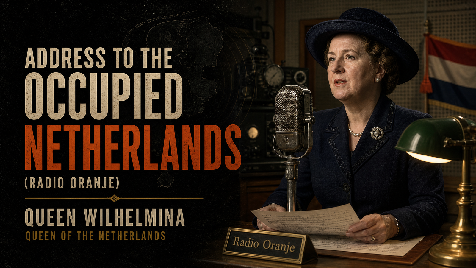 Address to the Occupied Netherlands (Radio Oranje) delivered by Queen Wilhelmina