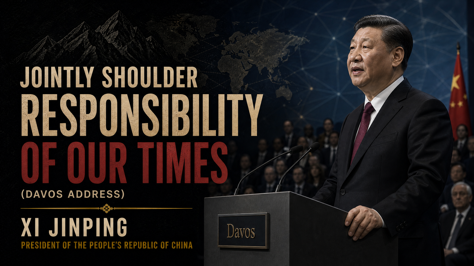 Jointly Shoulder Responsibility of Our Times (Davos Address) — Xi Jinping